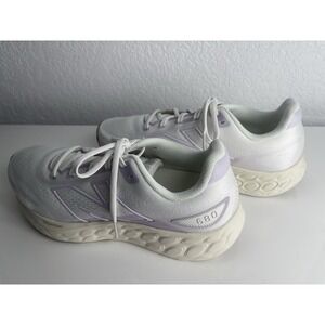 New Balance 680 Fresh Foam Womens Running White/Lilac 10.5